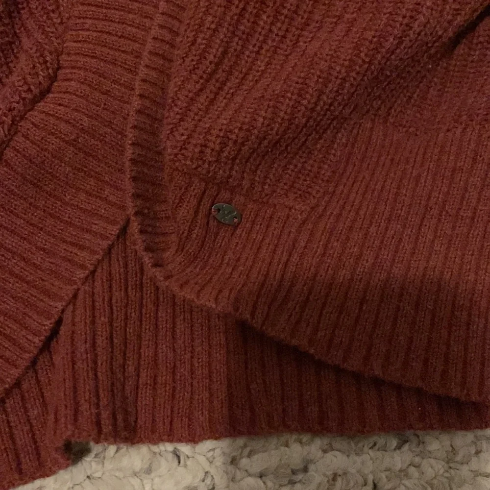 Orange/ Red AEO cardigan - Picture 6 of 6